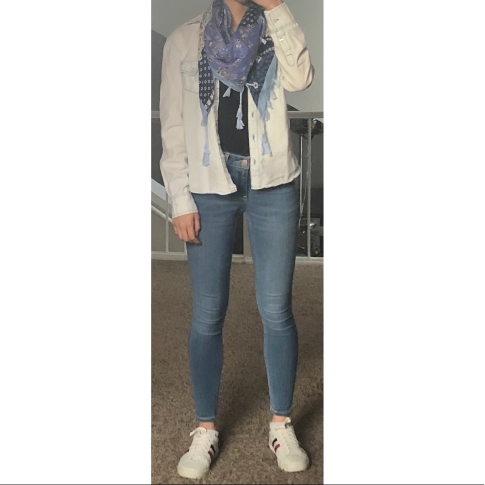 Blue Multi-Colored Scarf - Picture 2 of 3